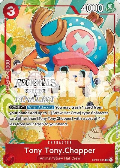 Tony Tony.Chopper (Offline Regional 2024 Vol. 3) [Finalist] #OP01-015 One Piece Promotion Cards