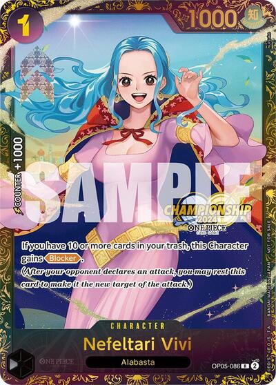 Nefeltari Vivi (October Championship 2024 Store Regionals) #OP05-086 One Piece Promotion Cards