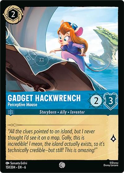 Gadget Hackwrench - Perceptive Mouse #151 Azurite Sea