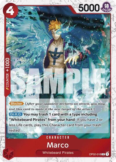 Marco (Jolly Roger Foil) #OP02-018 Premium Booster -The Best-