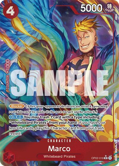Marco (Alternate Art) #OP02-018 Premium Booster -The Best-