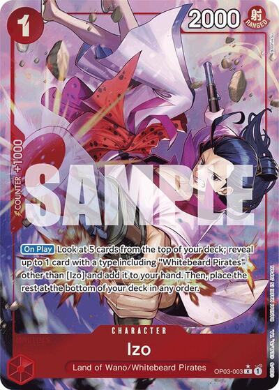 Izo (OP03-003) (Alternate Art) #OP03-003 Premium Booster -The Best-