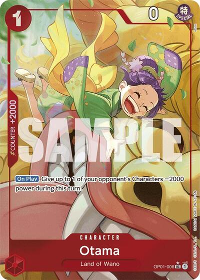 Otama (Alternate Art) #OP01-006 Premium Booster -The Best-