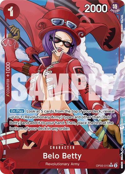 Belo Betty (Alternate Art) #OP05-015 Premium Booster -The Best-