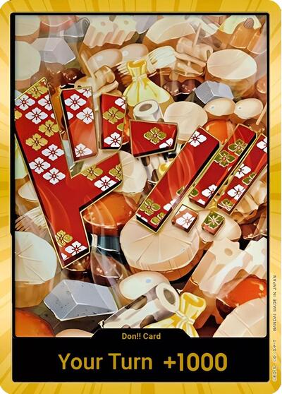 DON!! Card (Oden) (Gold) #promo Premium Booster -The Best-