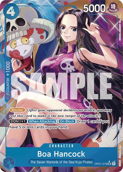Boa Hancock (OP01-078) (Alternate Art) #OP01-078 Premium Booster -The Best-