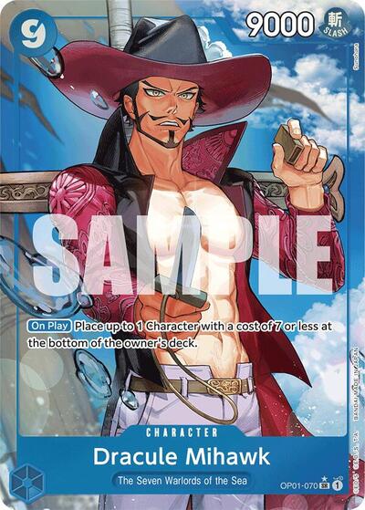 Dracule Mihawk (OP01-070) (Alternate Art) #OP01-070 Premium Booster -The Best-