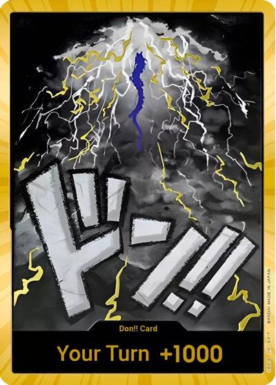 DON!! Card (Kaido) (Gold) #promo Premium Booster -The Best-