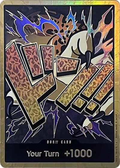 DON!! Card (Rob Lucci) (Gold) #promo Premium Booster -The Best-