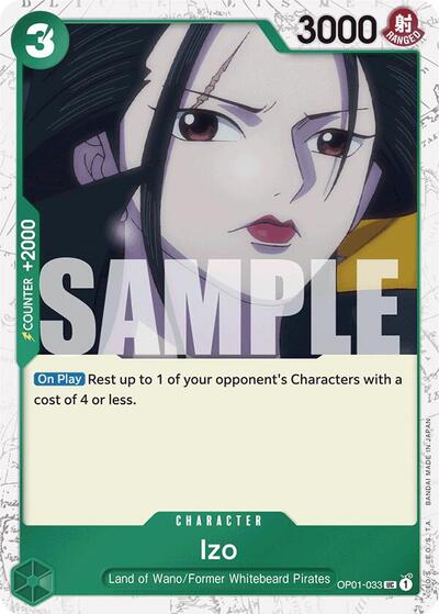 Izo (OP01-033) (Jolly Roger Foil) #OP01-033 Premium Booster -The Best-