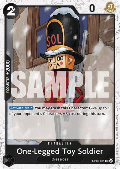 One-Legged Toy Soldier (Jolly Roger Foil) #OP05-081 Premium Booster -The Best-
