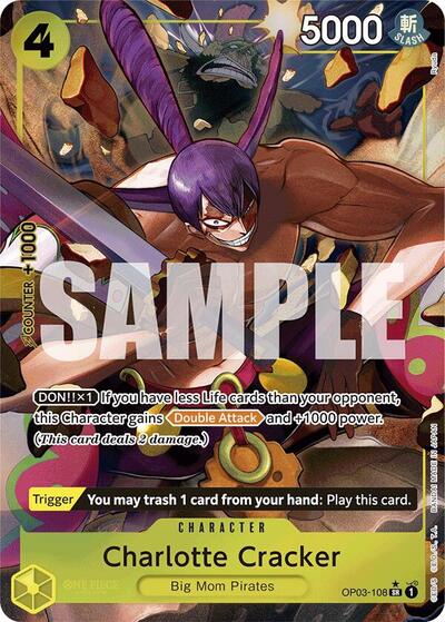Charlotte Cracker (Alternate Art) #OP03-108 Premium Booster -The Best-
