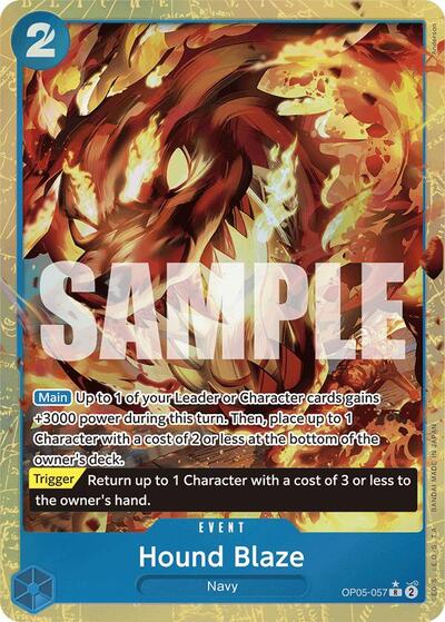 Hound Blaze (Alternate Art) #OP05-057 Premium Booster -The Best-
