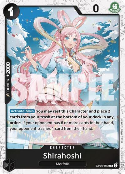 Shirahoshi (OP05-082) (Jolly Roger Foil) #OP05-082 Premium Booster -The Best-