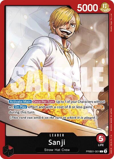 Sanji (PRB01-001) #PRB01-001 Premium Booster -The Best-