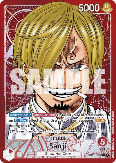 Sanji (PRB01-001) (Alternate Art) #PRB01-001 Premium Booster -The Best-