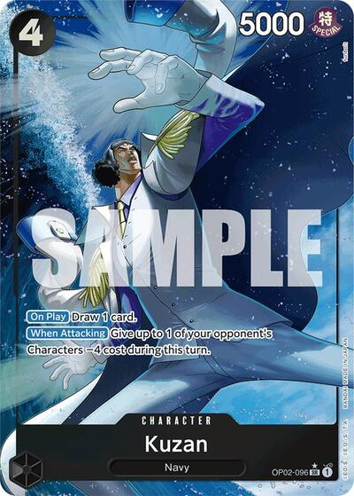 Kuzan (OP02-096) (Alternate Art) #OP02-096 Premium Booster -The Best-