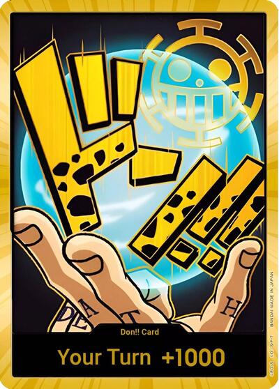 DON!! Card (Trafalgar Law) (Gold) #promo Premium Booster -The Best-