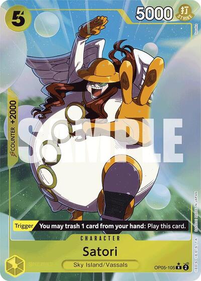 Satori (Alternate Art) #OP05-105 Premium Booster -The Best-