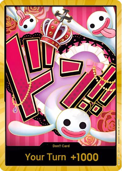 DON!! Card (Perona) (Gold) #promo Premium Booster -The Best-