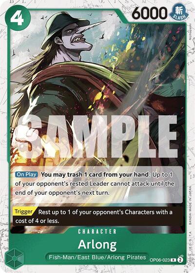 Arlong (Jolly Roger Foil) #OP06-023 Premium Booster -The Best-