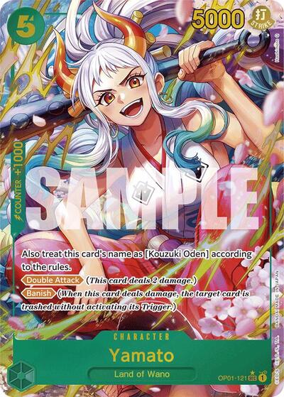 Yamato (OP01-121) (Alternate Art) #OP01-121 Premium Booster -The Best-