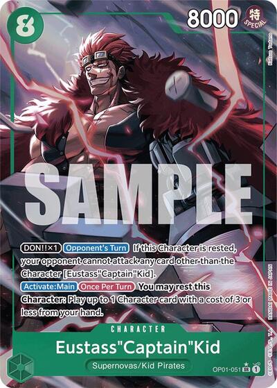 Eustass"Captain"Kid (OP01-051) (Alternate Art) #OP01-051 Premium Booster -The Best-