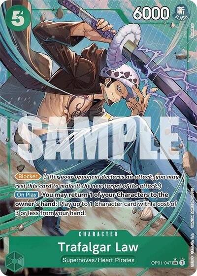Trafalgar Law (OP01-047) (Alternate Art) #OP01-047 Premium Booster -The Best-