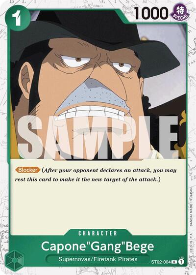 Capone"Gang"Bege (ST02-004) (Jolly Roger Foil) #ST02-004 Premium Booster -The Best-