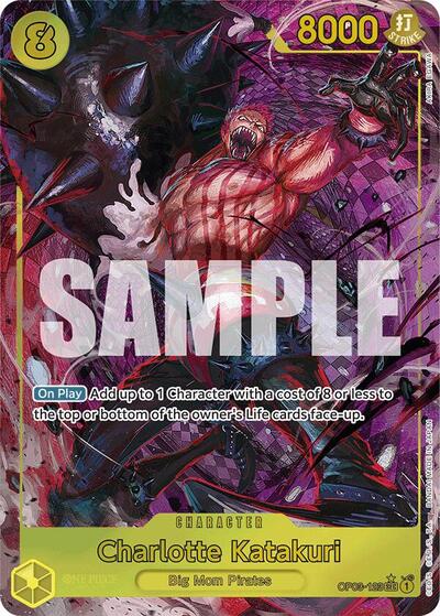 Charlotte Katakuri (Alternate Art) #OP03-123 Premium Booster -The Best-