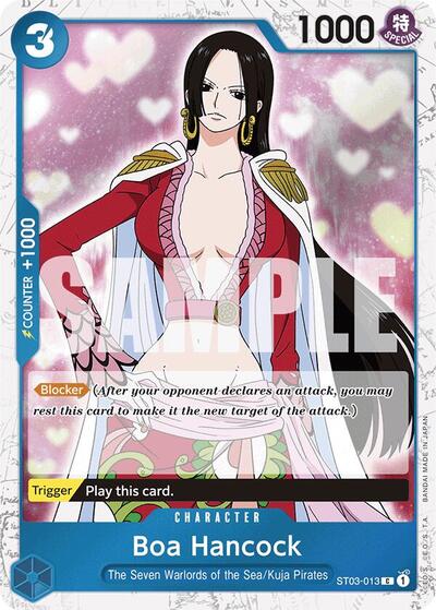 Boa Hancock (ST03-013) (Jolly Roger Foil) #ST03-013 Premium Booster -The Best-