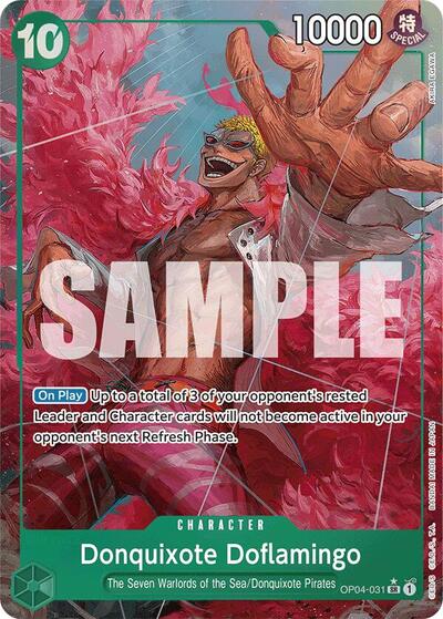 Donquixote Doflamingo (Alternate Art) #OP04-031 Premium Booster -The Best-