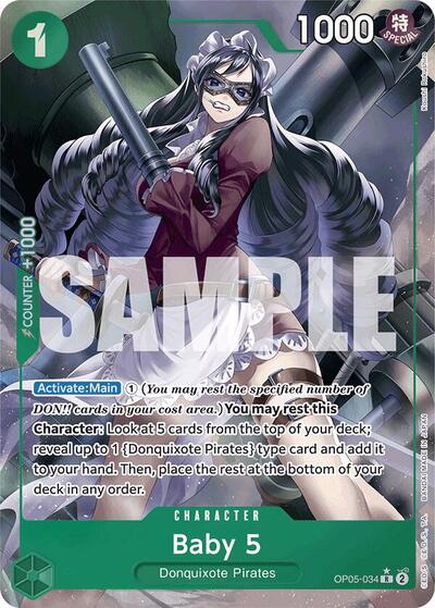 Baby 5 (OP05-034) (Full Art) #OP05-034 Premium Booster -The Best-