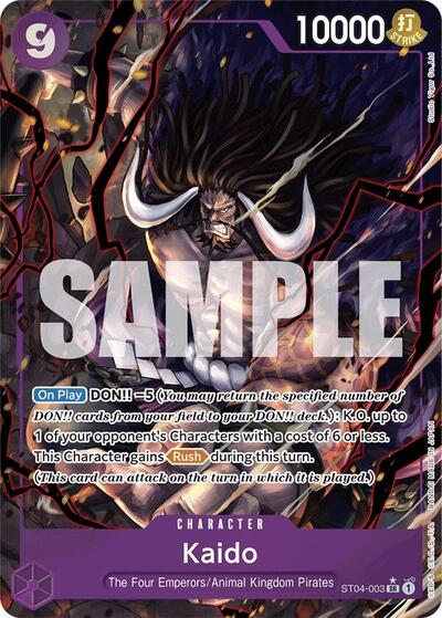 Kaido (ST04-003) (Alternate Art) #ST04-003 Premium Booster -The Best-