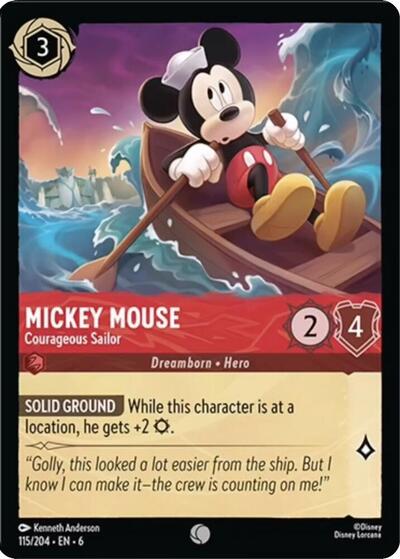 Mickey Mouse - Courageous Sailor #115 Azurite Sea