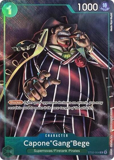 Capone"Gang"Bege (Premium Card Collection -Best Selection Vol. 2-) #ST02-004 One Piece Promotion Cards