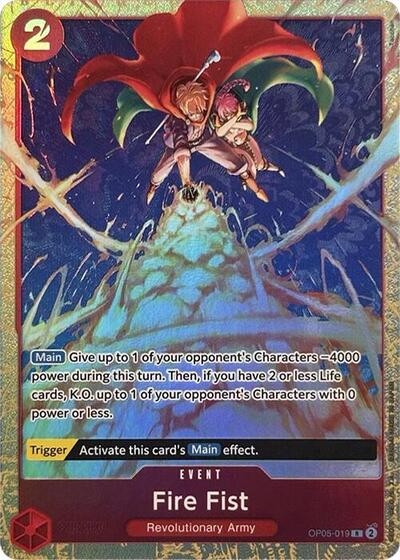 Fire Fist (Premium Card Collection -Best Selection Vol. 2-) #OP05-019 One Piece Promotion Cards