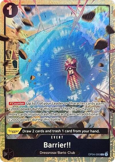 Barrier!! (Premium Card Collection -Best Selection Vol. 2-) #OP04-095 One Piece Promotion Cards
