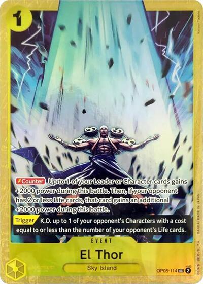 El Thor (Premium Card Collection -Best Selection Vol. 2-) #OP05-114 One Piece Promotion Cards