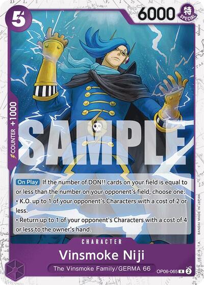 Vinsmoke Niji (OP06-065) (Jolly Roger Foil) #OP06-065 Premium Booster -The Best-