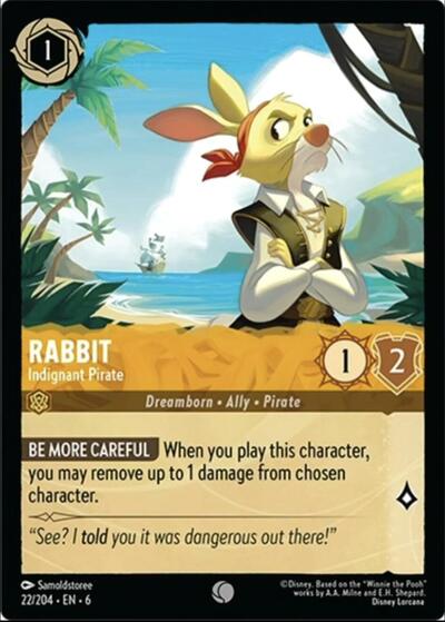 Rabbit - Indignant Pirate #22 Azurite Sea