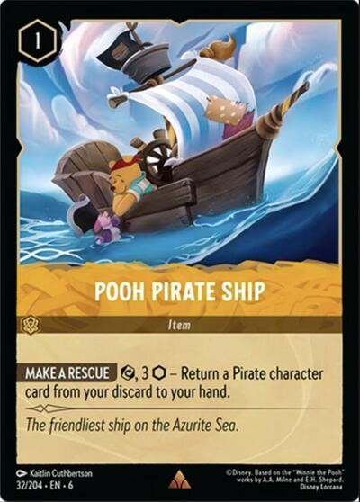 Pooh Pirate Ship #32 Azurite Sea