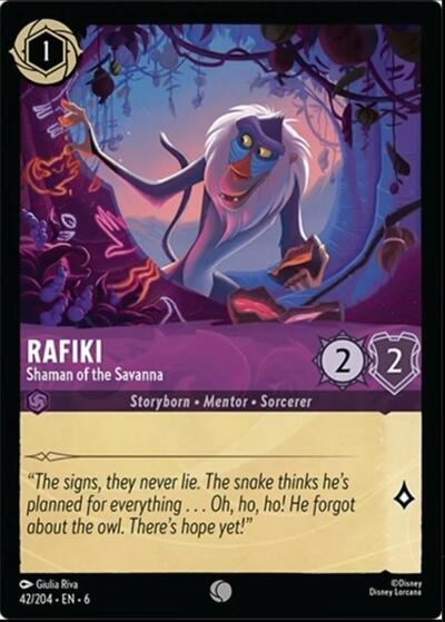Rafiki - Shaman of the Savanna #42 Azurite Sea