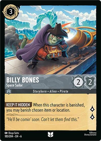 Billy Bones - Space Sailor #185 Azurite Sea