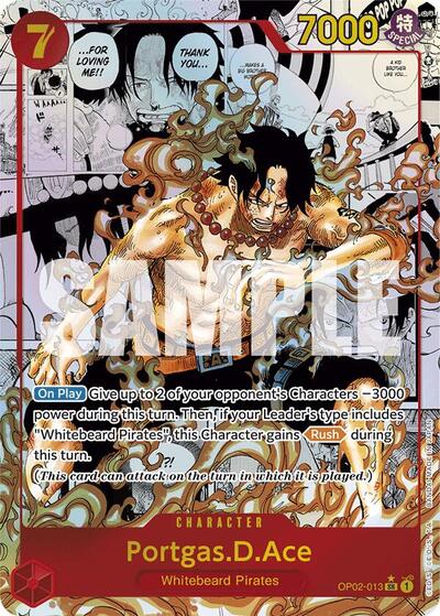 Portgas.D.Ace (Manga) #OP02-013 Premium Booster -The Best-