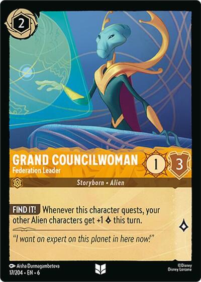 Grand Councilwoman - Federation Leader #17 Azurite Sea