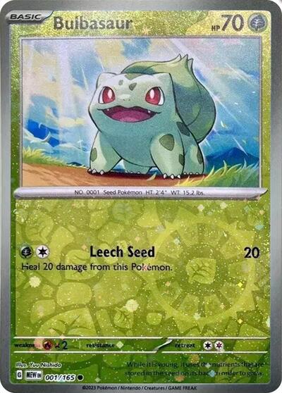 Bulbasaur (Reverse Cosmos Holo) #1 Miscellaneous Cards & Products