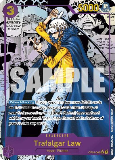 Trafalgar Law (OP05-069) (Manga) #OP05-069 Premium Booster -The Best-