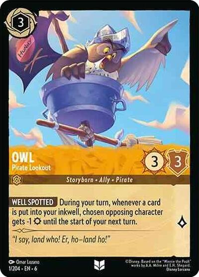 Owl - Pirate Lookout #1 Azurite Sea