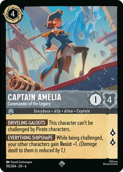 Captain Amelia - Commander of the Legacy #192 Azurite Sea